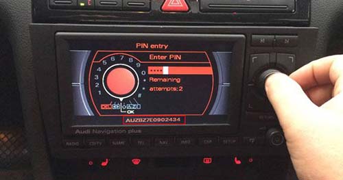 Radio de navegación Audi